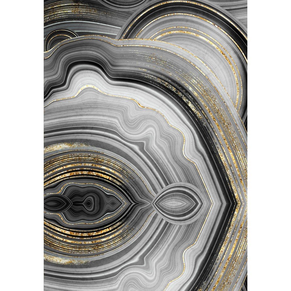 Dywaniki łazienkowe w szaro-złotym kolorze zestaw 2 szt. 60x100 cm CT – Foutastic (zdjęcie 3)