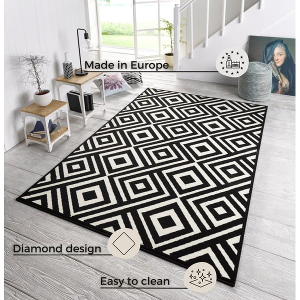 Czarno-biały dywan Zala Living Art, 140x200 cm-image-3