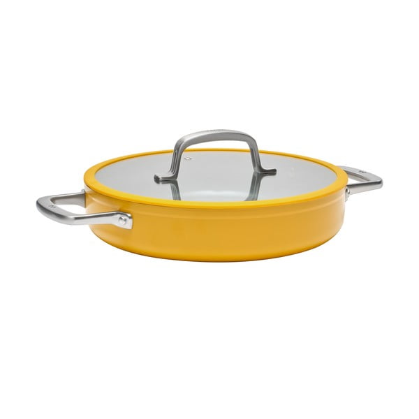 Patelnia z pokrywką/z powłoką ceramiczną ø 28 cm tegame Meda 3.0 – FABINI