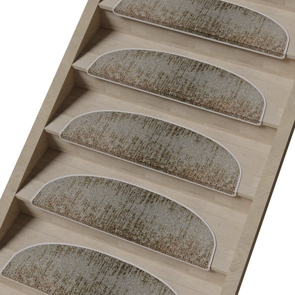Dywaniki na schody zestaw 16 szt. 20x65 cm Horizon – Vitaus-image-1