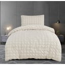 Beżowa pościel jednoosobowa z kory 140x200 cm Naomi – My House