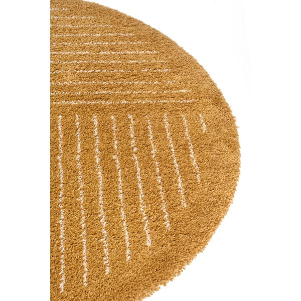 Okrągły dywan w kolorze ochry ø 120 cm Dion – Hanse Home-image-4