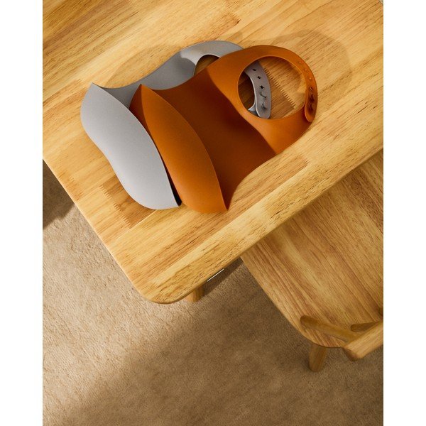 Pomarańczowo-szaroniebieskie śliniaki zestaw 2 szt. Lili – Kave Home-image-1