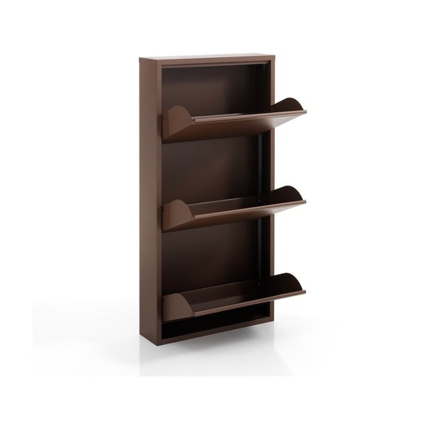 Brązowa szafka ścienna na buty Tomasucci Sandy, wys. 103 cm-image-2