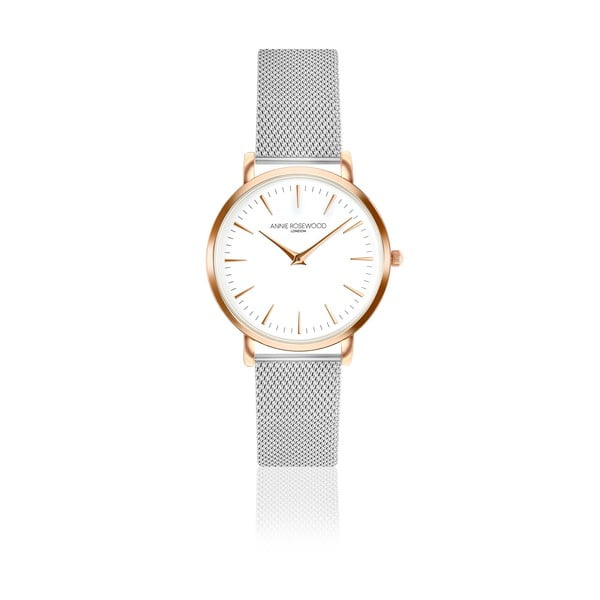 Zegarek damski z paskiem ze stali nierdzewnej Annie Rosewood Bella Silver