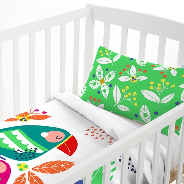 Pościel Moshi Moshi Pretty Parrots, 115x145 cm-image-1