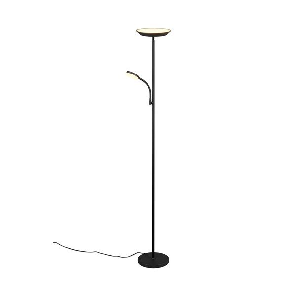 Czarna lampa stojąca LED (wysokość 178 cm) Specter – Reality