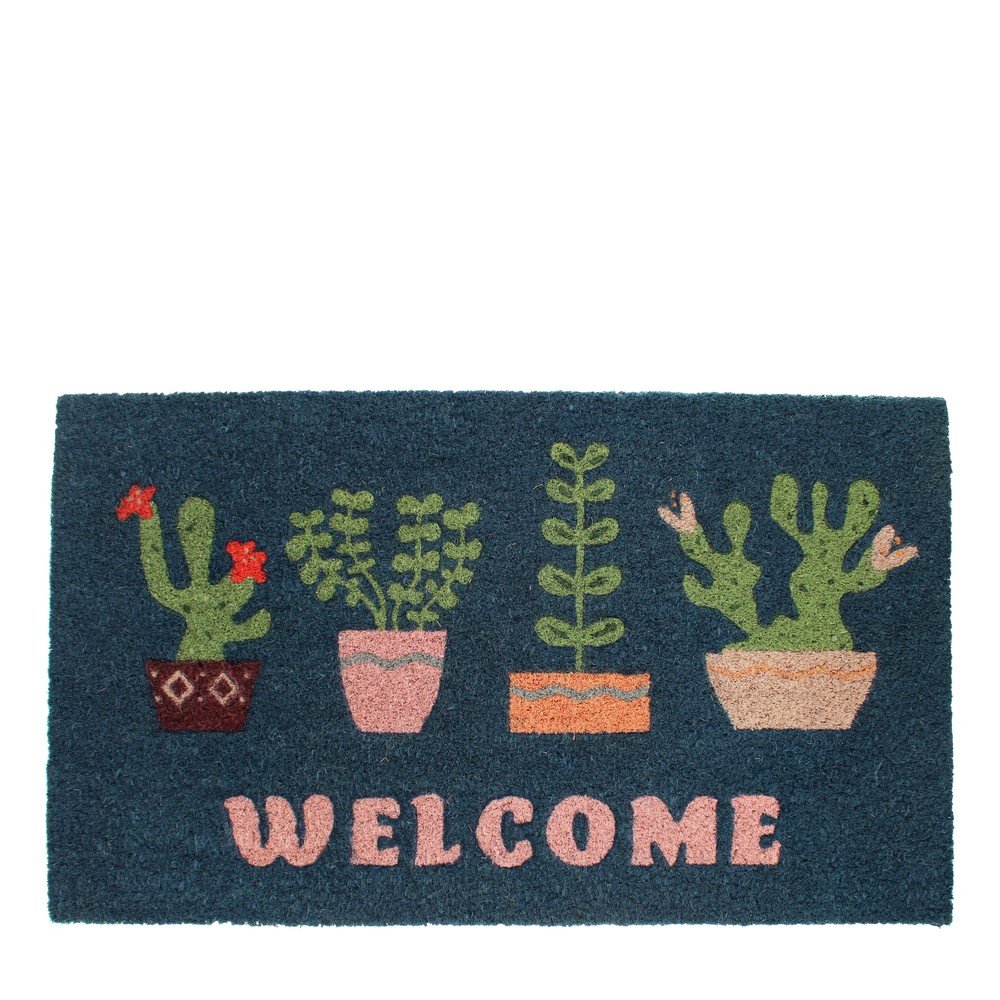Wycieraczka z włókna kokosowego 73x43 cm Welcome Plants – Rex London