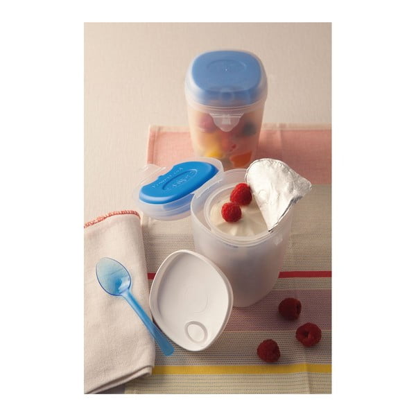 Pojemnik na jogurt z łyżeczką Snips Drip, 500 ml-image-3