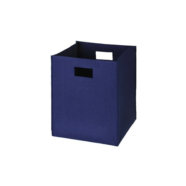 Filcowe pudełko 36x30 cm, ciemnoniebieskie