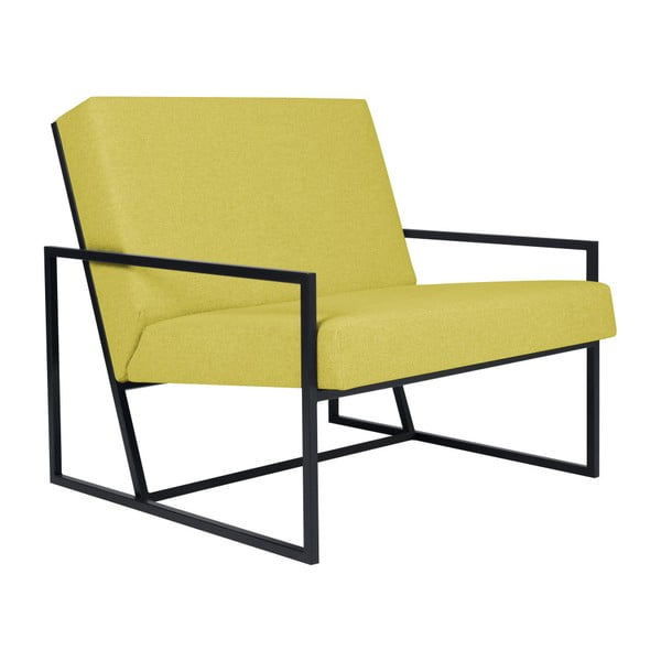 Żółty fotel BSL Concept Geometric