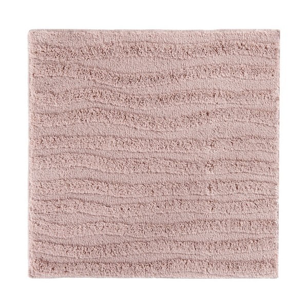 Szaro-różowy dywanik łazienkowy Aquanova Taro, 60x60 cm