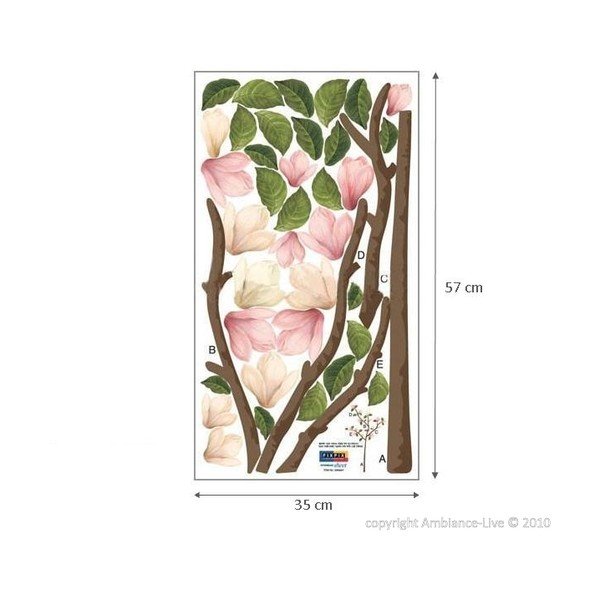 Naklejka Ambiance Pink Magnolia-image-1