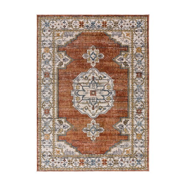 Pomarańczowy/beżowy dywan 136x200 cm Truva – Universal
