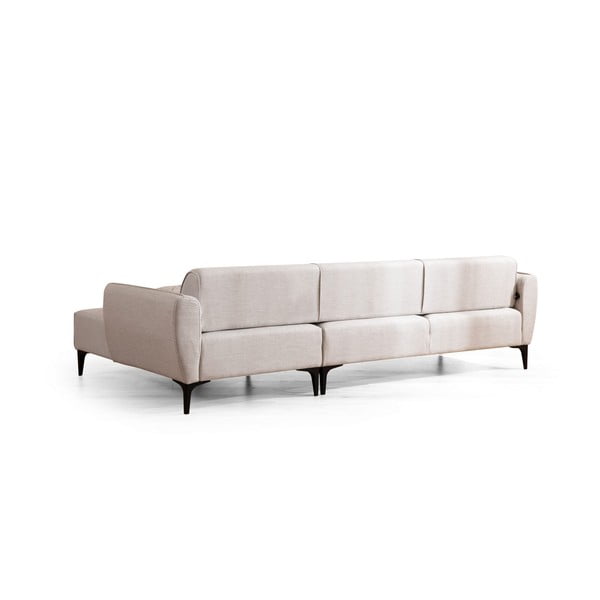 Biała sofa narożna Belissimo, prawy narożnik – Balcab Home-image-3