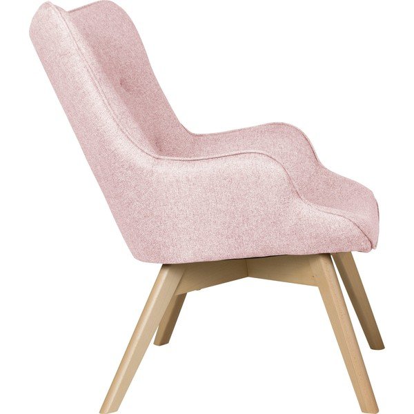 Jasnoróżowy fotel Niko – Ropez-image-3