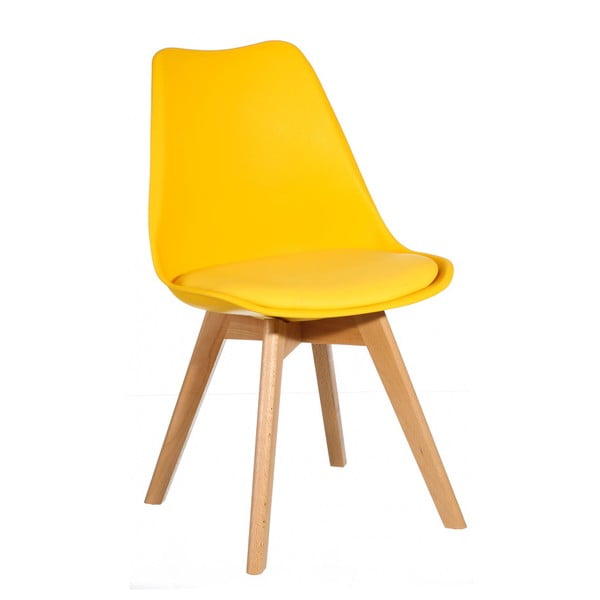 Żółte krzesło Ixia Alvilda