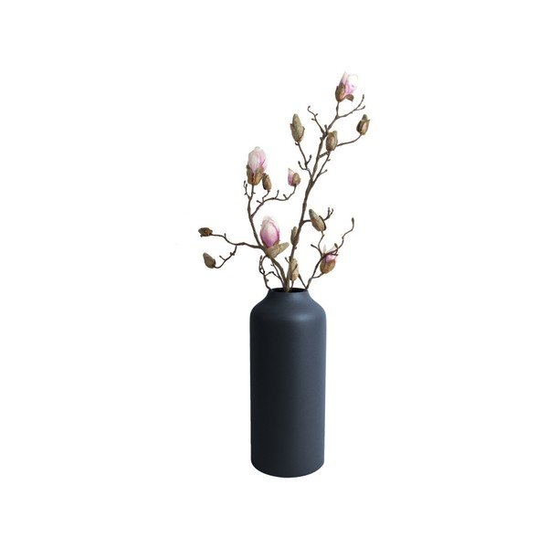 Ciemnoniebieski wazon ceramiczny Present Time Nimble-image-1