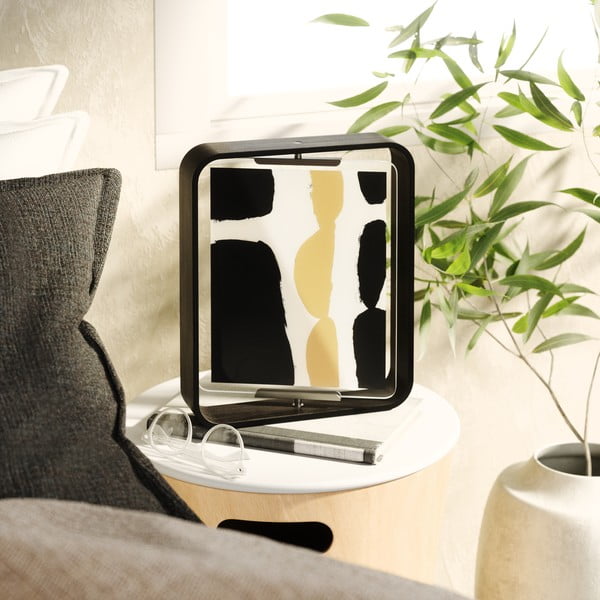 Czarna drewniana ramka stojąca 26x31,5 cm Bellwood – Umbra-image-3