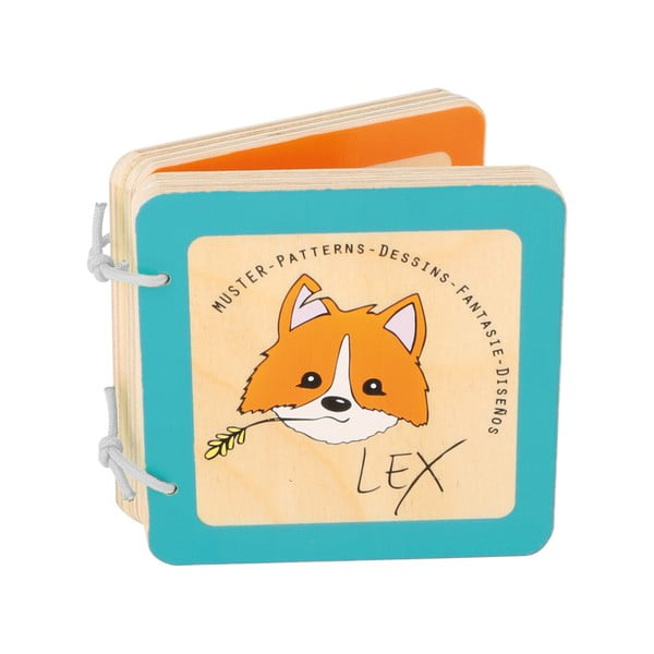 Drewniana książeczka dla dzieci Legler Lex the Fox