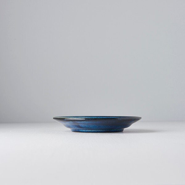 Niebieski talerz ceramiczny MIJ Indigo, ø 17 cm-image-1