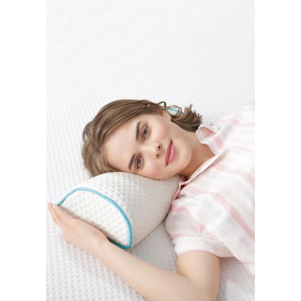 Poduszka ergonomiczna wypełniona pianką pamięciową 18x42 cm – Mila Home-image-3