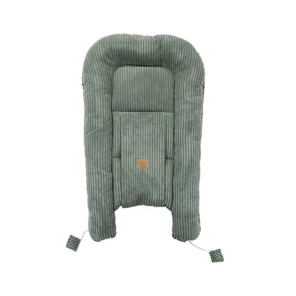 Zielony kokon dla niemowląt 55x83 cm – Meowbaby-image-3