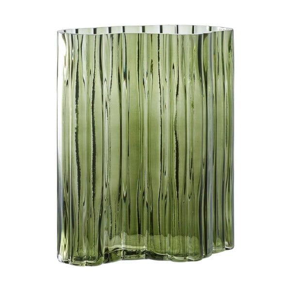 Zielony szklany wazon (wysokość 26,5 cm) – House Nordic