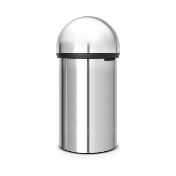 Stalowy kosz na śmieci w kolorze matowego srebra 60 l Push Bin – Brabantia-image-2