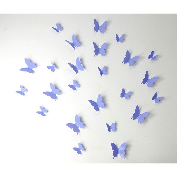 Zestaw 12 naklejek 3D Ambiance Butterflies-image-2