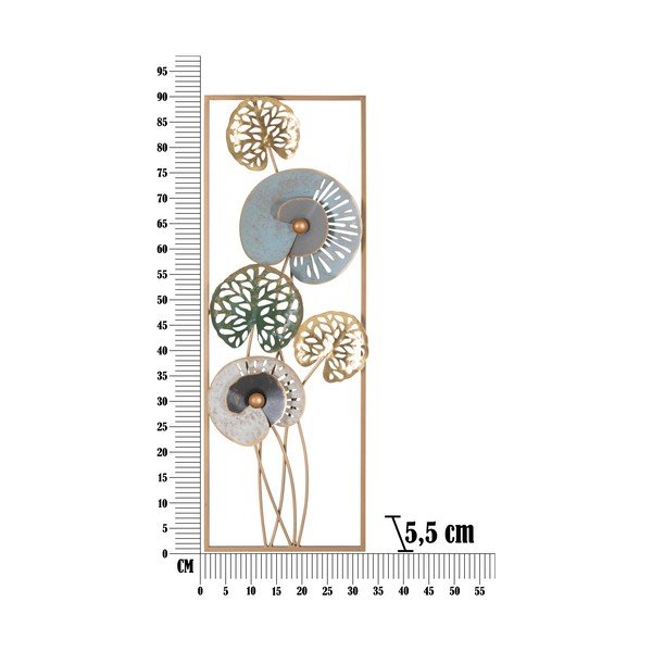 Metalowa dekoracja ścienna Mauro Ferretti Gloth, 31,2x90 cm-image-2