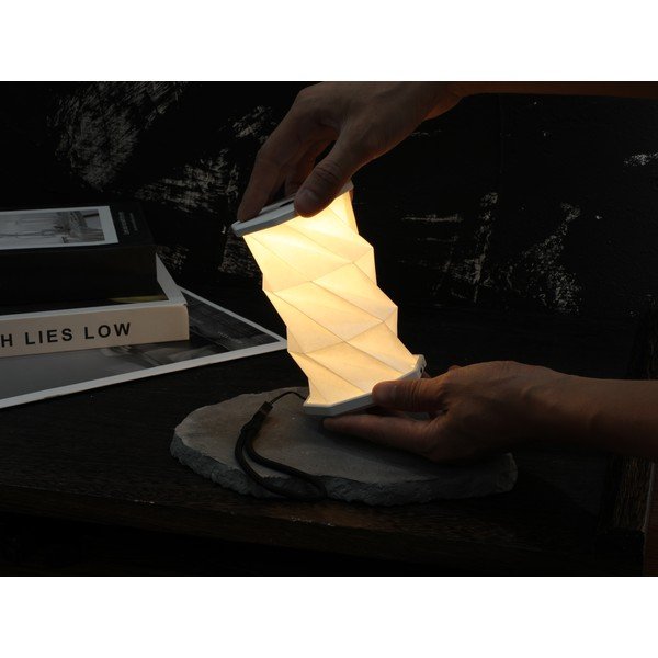 Biała dekoracja świetlna na USB ø 8 cm Twist – Gingko-image-4