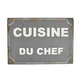 Blaszana tabliczka Cusine Du Chef