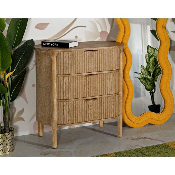 Komoda z litego drewna jodłowego w naturalnym kolorze 80,5x82x47 cm Gothenburg – Mauro Ferretti-image-1