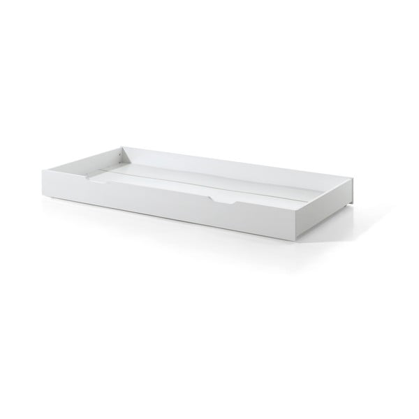 Biała szuflada pod łóżko dziecięce 90x200 cm Dallas – Vipack