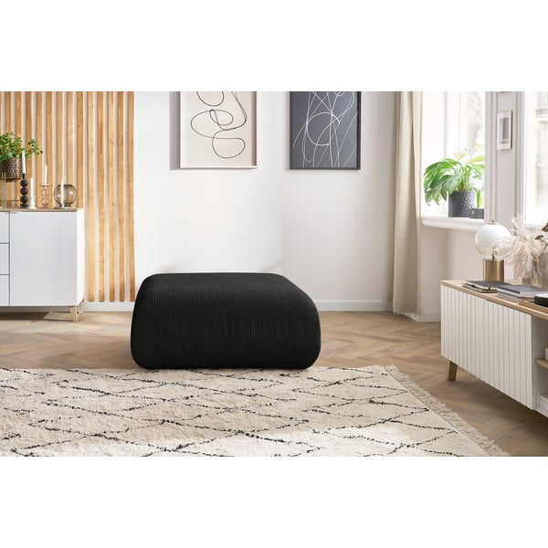 Ciemnoszary sztruksowy podnóżek Lecomte – Bobochic Paris-image-4