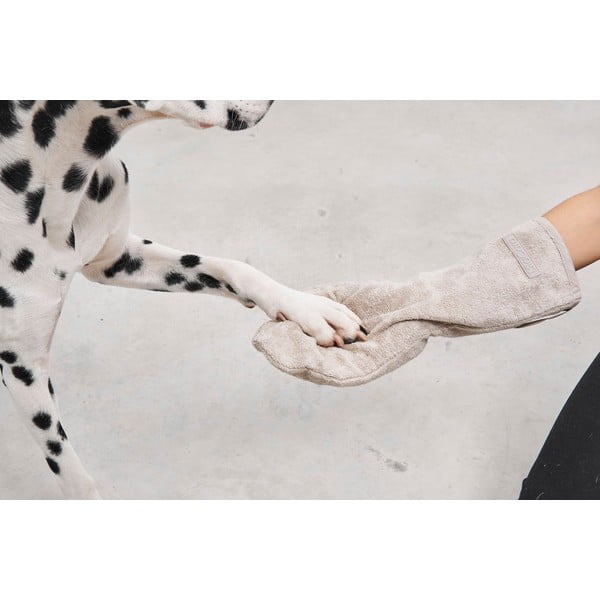 Ręcznik dla zwierząt Guanto Greige – MiaCara-image-3