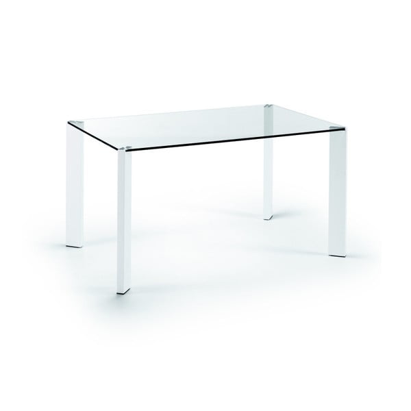 Stół do jadalni Corner, 140x90cm, białe nogi