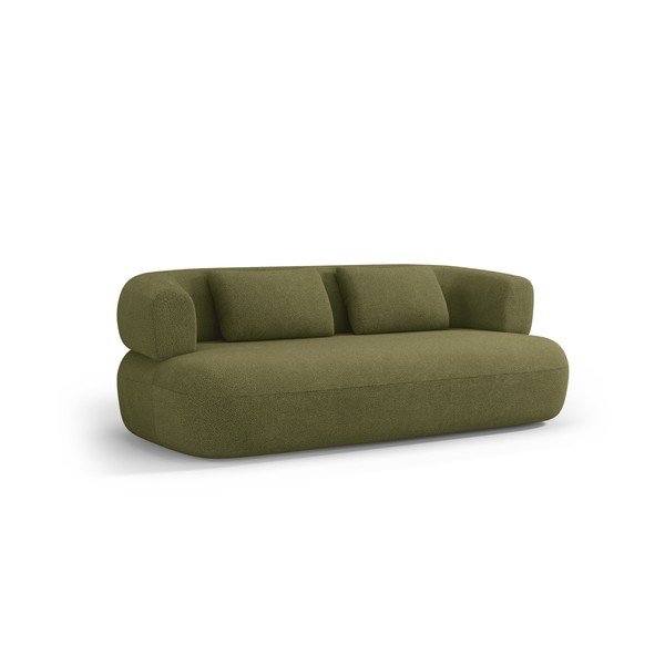 Zielona sofa z materiału bouclé 178 cm Jenny – Micadoni 