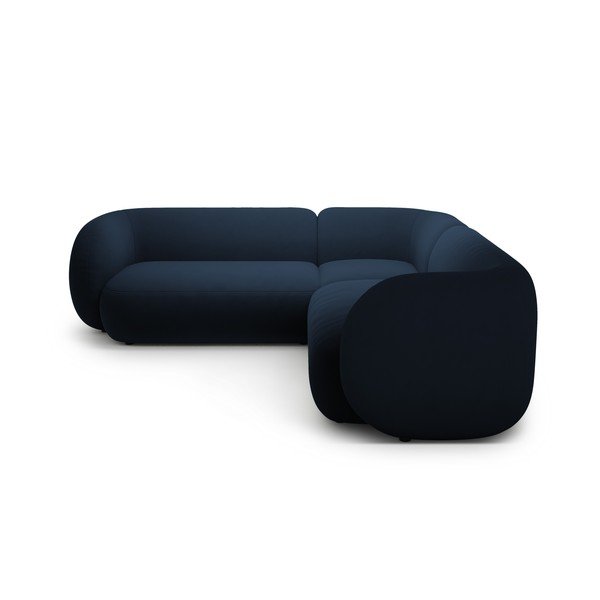 Niebieski aksamitny narożnik Kate – Micadoni -image-1