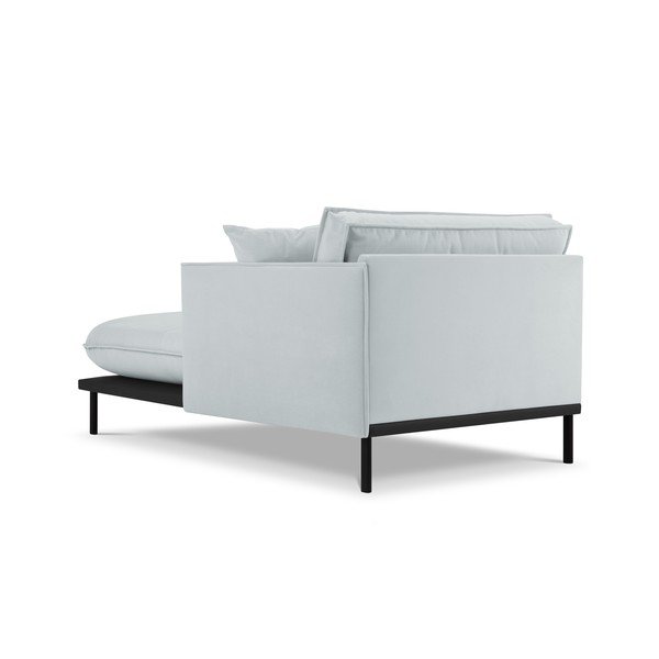 Jasnoszary aksamitny szezlong (prawostronny) Auguste – Interieurs 86-image-2