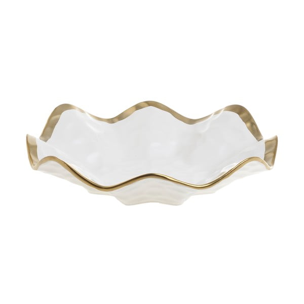 Biała porcelanowa miska do serwowania InArt Softy, ⌀ 25,5 cm