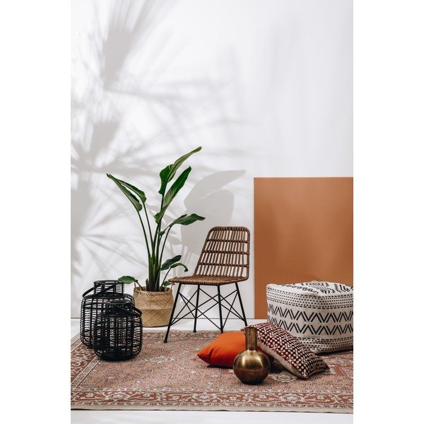 Zestaw 2 czarnych bambusowych lampionów Hübsch Bamboo-image-2