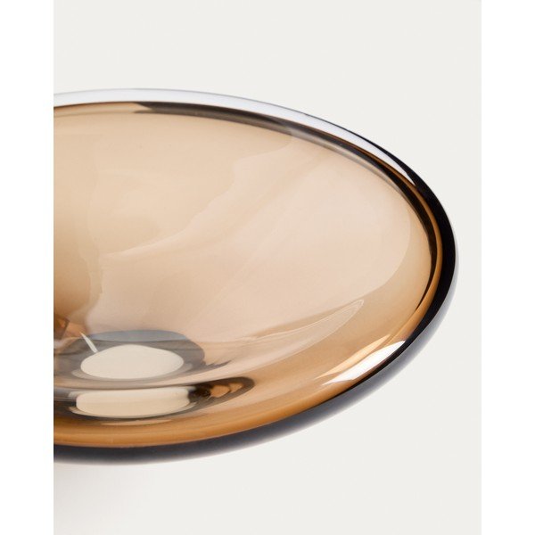 Beżowa szklana misa ø 27 cm Zolira – Kave Home-image-4