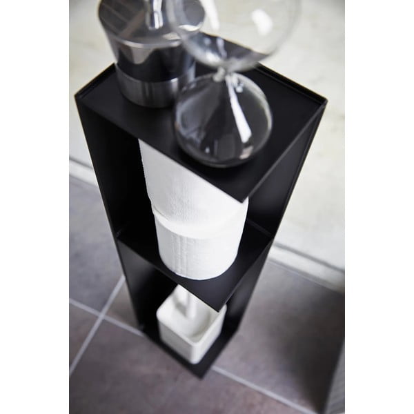 Metalowy stojak na papier toaletowy Tower – YAMAZAKI-image-2