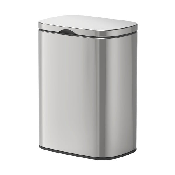 Kosz na śmieci ze stali nierdzewnej w kolorze srebra Wenko Sare