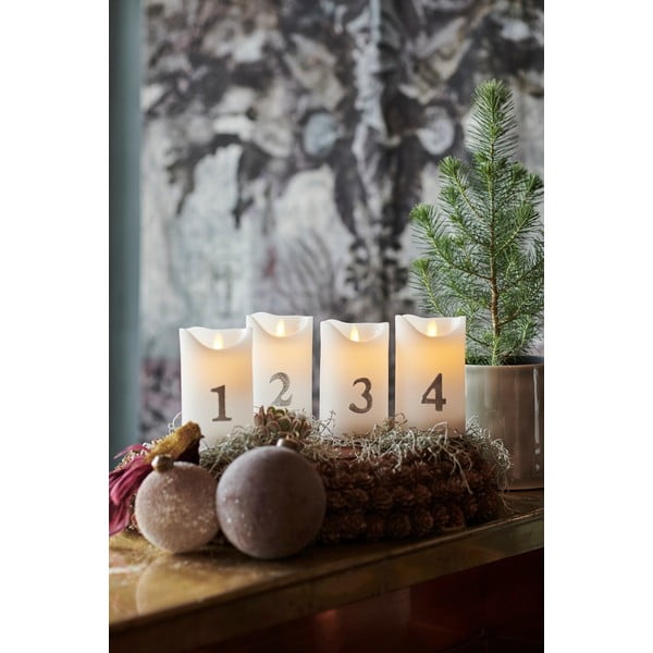 Świąteczne dekoracje świetlne 4 szt. (wysokość 13 cm) Sara – Sirius-image-1