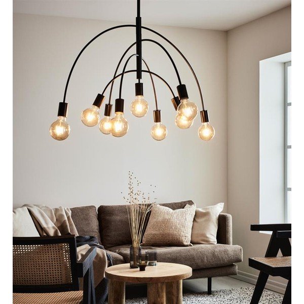 Czarna lampa wisząca Markslöjd Lavello, szer. 94,5 cm-image-2