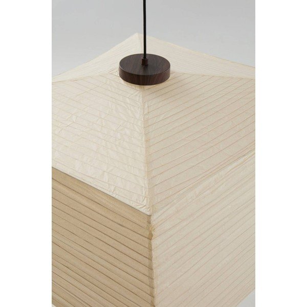 Beżowa papierowa lampa wisząca ø 70 cm Signe – Jotex-image-4