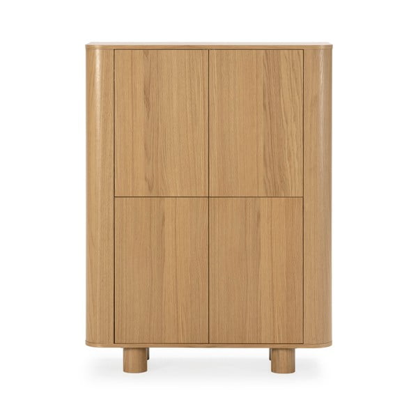 Szafka w dekorze dębu w naturalnym kolorze 100x133x40 cm Padoc – MOME